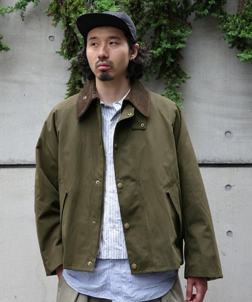 BEAVER(ビーバー)の「【先行予約 10月上旬-10月中旬入荷予定】BARBOUR × BEAVER/バブアー×ビーバー別注 TRANSPORT 24(ジャケット/アウター・ブラック/アザー/セージ・36/38/40/42)」の4枚目の写真