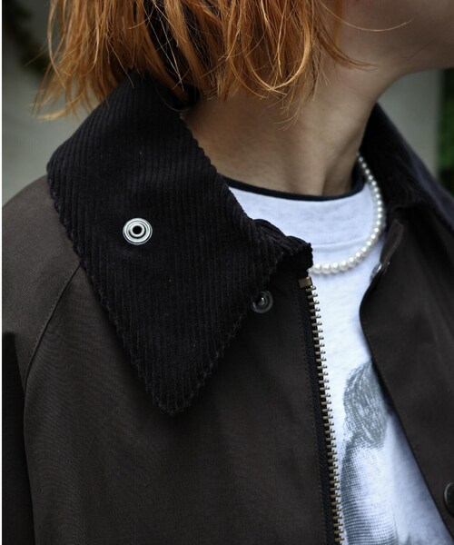 BEAVER(ビーバー)の「【先行予約 10月上旬-10月中旬入荷予定】BARBOUR × BEAVER/バブアー×ビーバー別注 TRANSPORT 24(ジャケット/アウター・ブラック/アザー/セージ・36/38/40/42)」の11枚目の写真