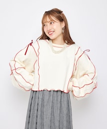 CIAOPANIC | 【あや企画】【HELLO.SANFRANCISCO/ハローサンフランシスコ】リボンメロウスウェット(トップス)