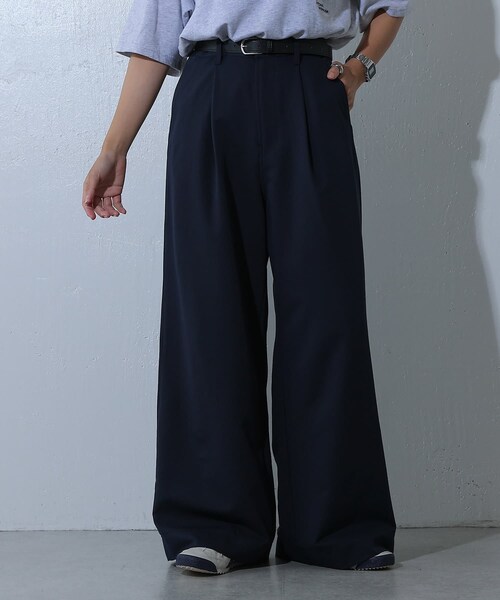 COLONY 2139（コロニートゥーワンスリーナイン）の「メランジサイドラインパンツ（パンツ・レディース・グレー/チャコールグレー/ネイビー・S/M）」の3枚目の写真