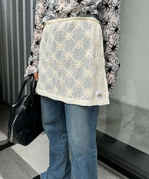 CIAOPANIC TYPY | 【HELLO.SANFRANCISCO】フラワー刺繍レース巻きスカート(スカート)