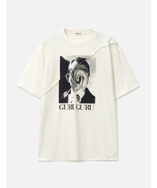 GURUGURU期　アンダーカバー　ドクロ柄 ニットポーチ ブランド古着】GURUGURU期復刻 アイグラフィックTシャツ Eyes