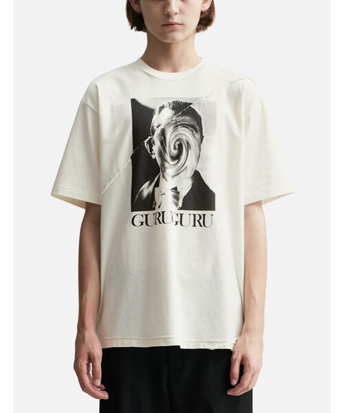 UNDERCOVER マフラー　00s GURUGURU期 アンダーカバー UNDERCOVER（アンダーカバー）の「Guruguru Swirl Face T-shirt