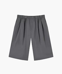 LAD MUSICIAN プリントフラワー2タックショートスラックス LAD MUSICIAN - 2Tuck Cropped Wide Slacks | fakejam