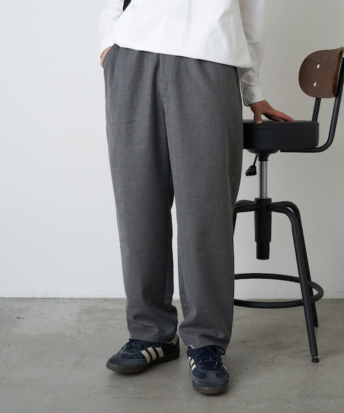 CIAOPANIC TYPY（チャオパニックティピー）の「ドライタッチネップ感イージーパンツ（パンツ・メンズ・ブラウン/ベージュ/チャコールグレー・M/L）」の2枚目の写真