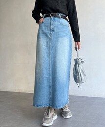 Chez toi | デニムロングスカート(デニムスカート)