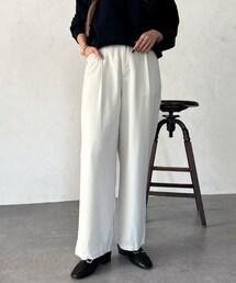 Chez toi | ポケットタックスラックスパンツ(スラックス)