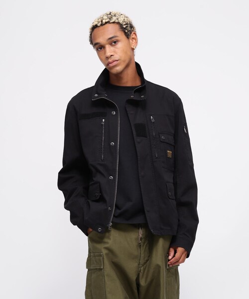 AVIREX（アヴィレックス）の「F-2 MOD JACKET / F-2 モディファイ ジャケット / AVIREX / アヴィレックス（ジャケット/アウター・ブラック/ダークブラウン/オリーブ・M/L/XL/2XL）」の2枚目の写真