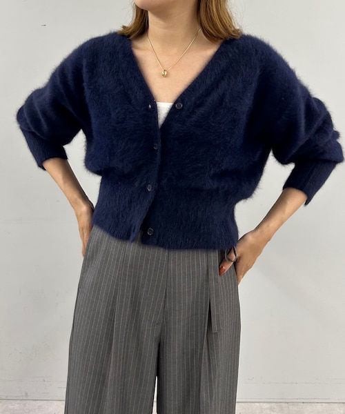 SHENERY（シーナリー）の「【合わせやすいショート丈】ファーカシミヤ