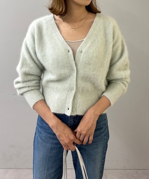 エブリデイアイライク　 Cashmere ショートニットカーディガン エブリデイアイライク Cashmere ショートニットカーディガン