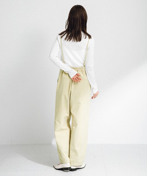 URBAN RESEARCH Sonny Label（アーバンリサーチサニーレーベル）の「コットンビスチェサロペット（サロペット/オーバーオール・レディース・ブラック/バター・FREE）」の22枚目の写真