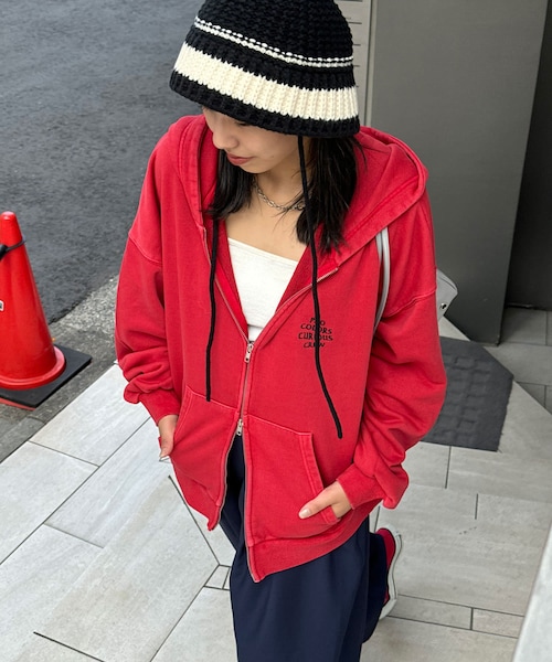 CIAOPANIC（チャオパニック）の「【2024AW】ピグメント刺繍ダブル