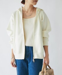 un dix cors（アンディコール）の「《予約》《羽織にも・1枚着にも◎》ダンボールコンパクトパーカー（トップス・レディース）」