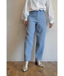 margaux | ダミエパターンジャガードデニム(デニムパンツ)