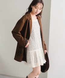 Kastane | 【2024AW】格子ラッフルミニチュニック(チュニック)
