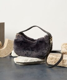 russet（ラシット）の「[モノグラムファー]2wayミニショルダーバッグ