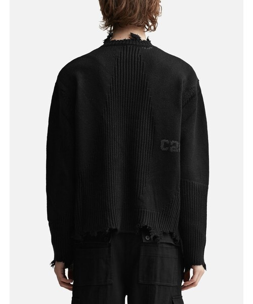 002 - Arc Sculpture Knit Sweater