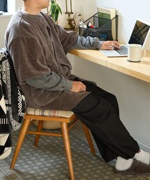BAYFLOW（ベイフロー）の「[ユニセックスで着用OK]BF無地半袖ブランケット（その他・メンズ）」