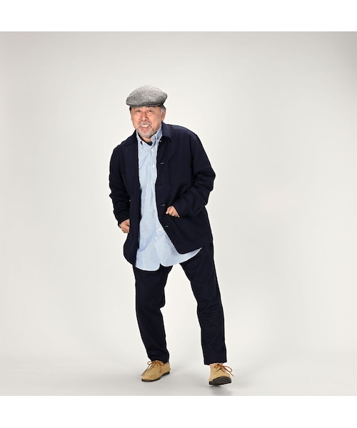 美品 2024AW 45R ジャージフラノのシャツジャケット 定価64900円 45R（フォーティファイブアール）の「ジャージフラノの908シャツ