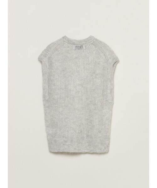 three dots（スリードッツ）の「メッシュモヘア ベスト（）」 - WEAR