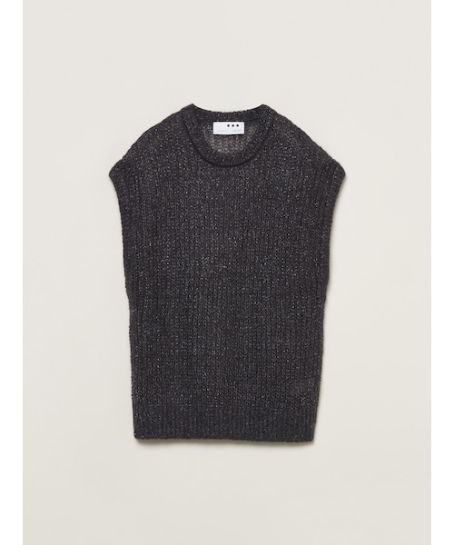 three dots（スリードッツ）の「メッシュモヘア ベスト（）」 - WEAR