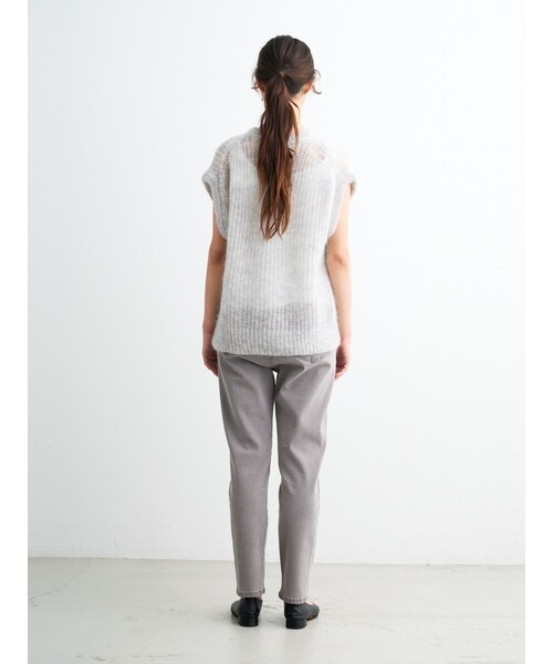 three dots（スリードッツ）の「メッシュモヘア ベスト（）」 - WEAR