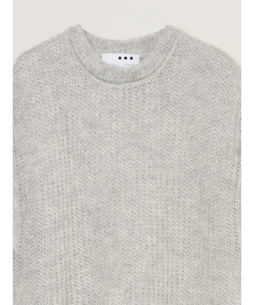 three dots（スリードッツ）の「メッシュモヘア ベスト（）」 - WEAR