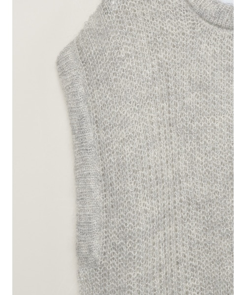 three dots（スリードッツ）の「メッシュモヘア ベスト（）」 - WEAR