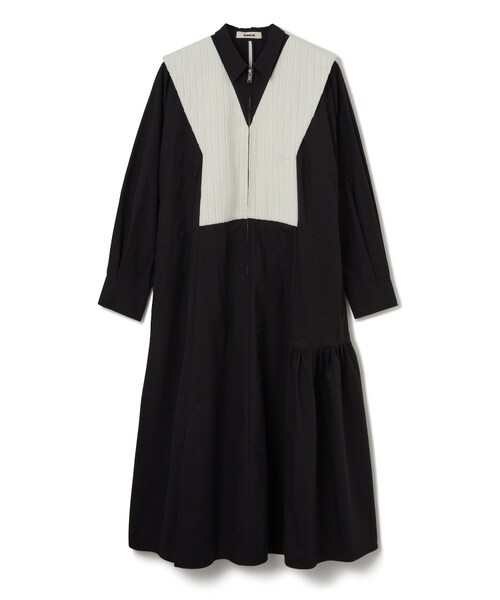 RUMCHE（ラムシェ）の「Knit Bonding Shirt Dress（）」 - WEAR