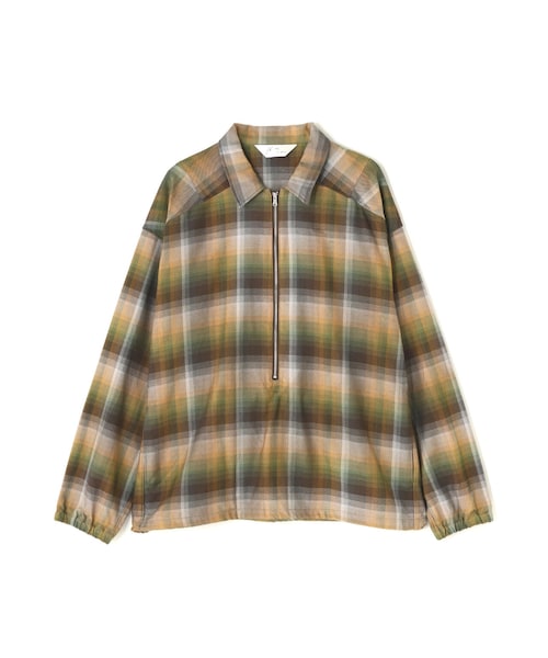 ANCELLM R/C CHECK PULL OVER SHIRT サイズ1 ANCELLM - HARD CRASH SWEAT SHIRT | BLACK | ダメージ