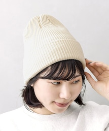 3coins | リブニットビーニー(ニットキャップ/ビーニー)