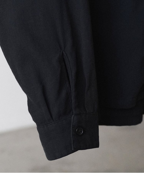 shiun（シウン）の「GARMENT DYE LIGHT NEL SHIRT（シャツ/ブラウス・メンズ・ブラック・XS/S/M）」の16枚目の写真