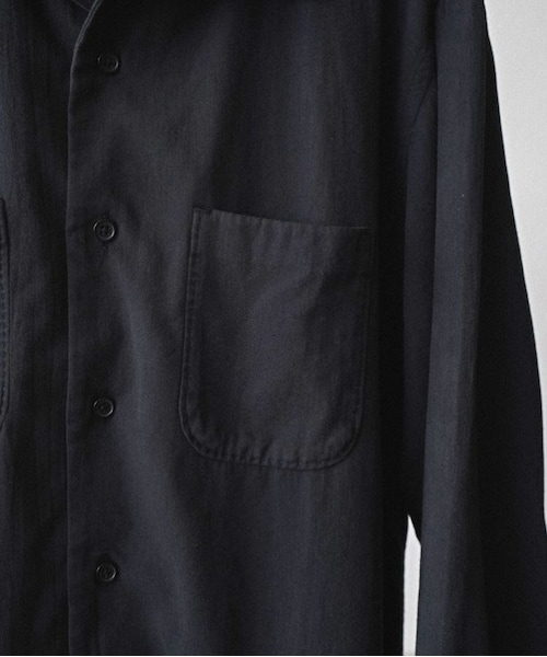 shiun（シウン）の「GARMENT DYE LIGHT NEL SHIRT（シャツ/ブラウス・メンズ・ブラック・XS/S/M）」の17枚目の写真