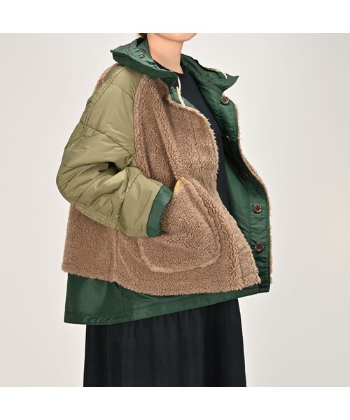 45R（フォーティファイブアール）の「厚ナイロンキルトの908ブルゾン