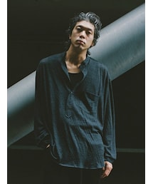 トップス LIDNM WOOL KNIT PO SHIRT LIDNM / Llife ONLINE STORE / WOOL KNIT PO SHIRT