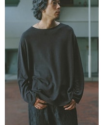 LIDNM | C/CA GAUZE L/S(Tシャツ/カットソー)
