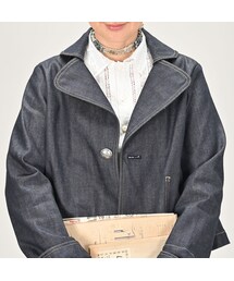 45R ライ麦デニムレフアジャケット　02 45R（フォーティファイブアール）の「ライ麦デニムのレフアジャケット