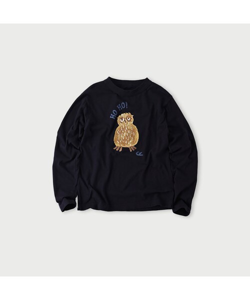 45R45rpm  ホーホくんべタッチプリントの908Tシャツ 45R（フォーティファイブアール）の「ホーホーくんベタッチ