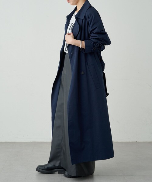 ★新品★【Loungedress】オーバートレンチコート LOUNGEDRESS（ラウンジドレス）の「オーバートレンチコート