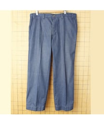 フランス デニム ワーク パンツ ペインター ネイビー ブルー W37相当 ヨーロッパ古着