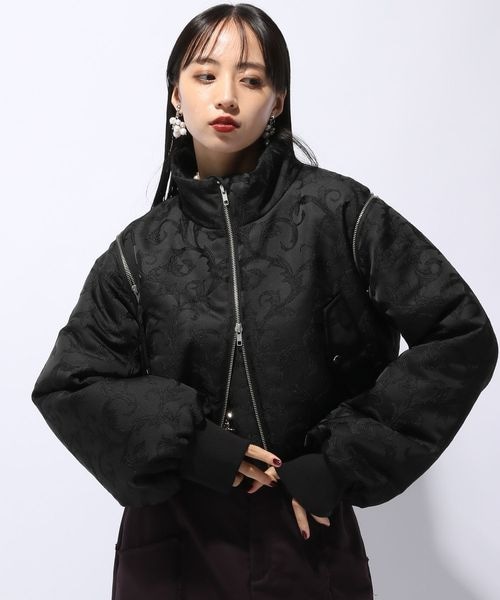 HARE（ハレ）の「2WAYエアサーマルジャガードスタンドブルゾン