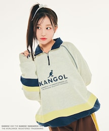 Ciaopanic【WOOAH×KANGOL】新品ハーフジップスウェット　完売品 Ciaopanic【WOOAH×KANGOL】新品ハーフジップスウェット 完売品