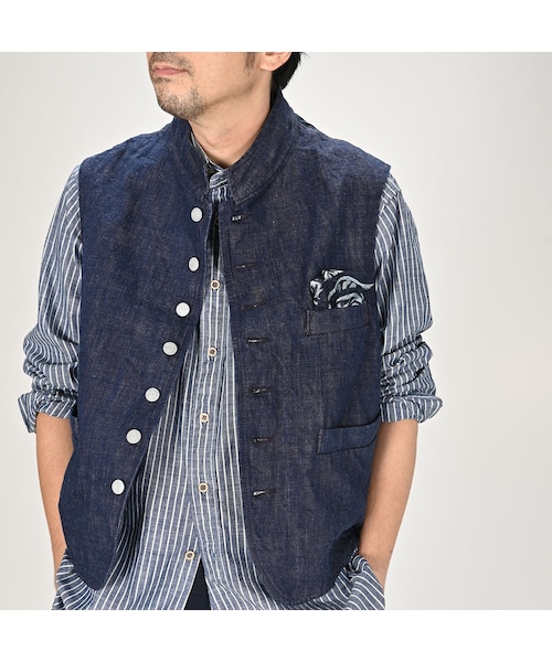 45R45rpm 再び6.5藍の908スタンドベスト 45R（フォーティファイブアール）の「再び6.5藍の908スタンド