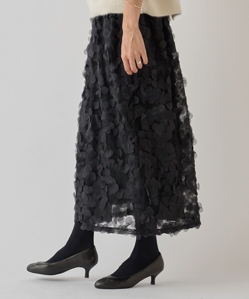 BEARDSLEY（ビアズリー）の「《LIVETART》ドット刺繍チュールスカート