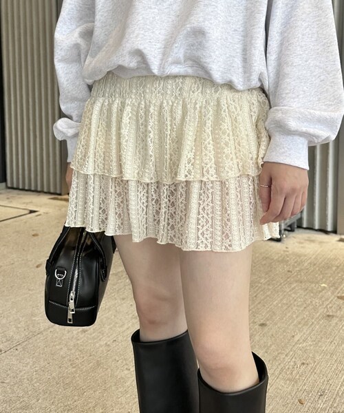 mystic（ミスティック）の「[mline]レーススカパン（）」 - WEAR