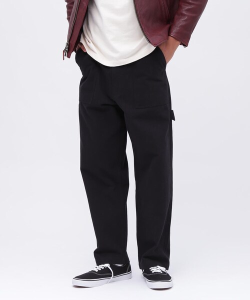 AVIREX（アヴィレックス）の「COTTON TWILL PAINTER PANTS / コットン ツイル ペインターパンツ / AVIREX / アヴィレックス（パンツ・ブラック/アザー・M/L/XL/2XL）」の2枚目の写真