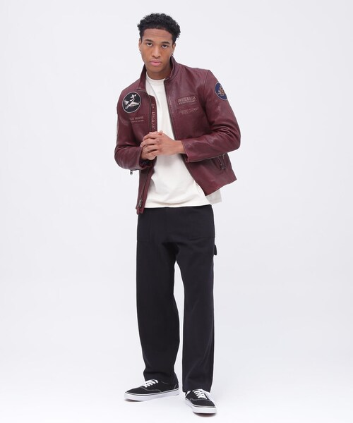 AVIREX（アヴィレックス）の「COTTON TWILL PAINTER PANTS / コットン ツイル ペインターパンツ / AVIREX / アヴィレックス（パンツ・ブラック/アザー・M/L/XL/2XL）」の16枚目の写真