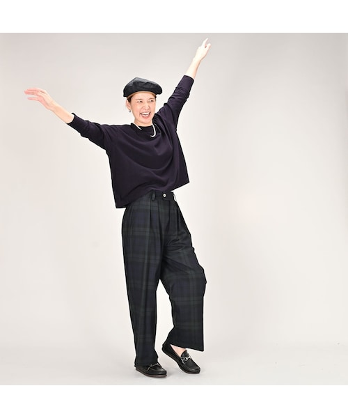 45R（フォーティファイブアール）の「ぺーぺーくん刺繍のMシャツ