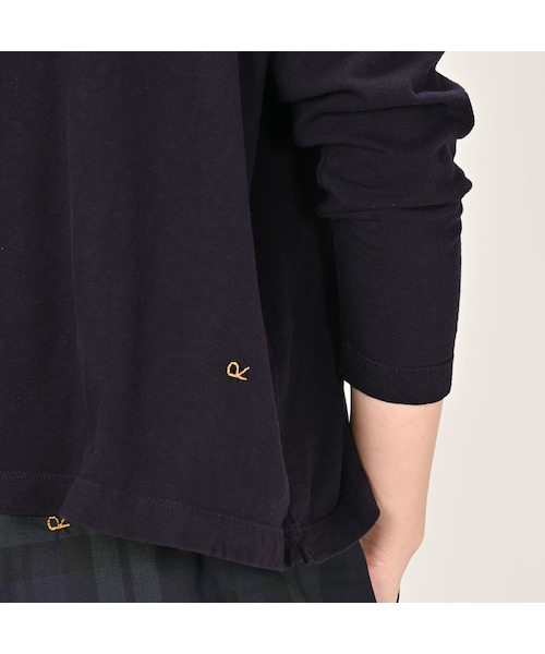 45R（フォーティファイブアール）の「ぺーぺーくん刺繍のMシャツ