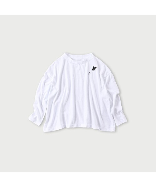 45R（フォーティファイブアール）の「ぺーぺーくん刺繍のMシャツ